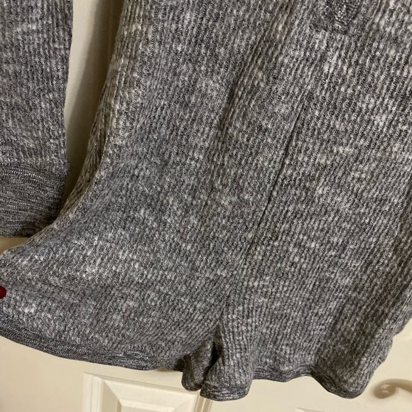 NWT Aeropostale Half Button Front Lounge Romper - Picture 6 of 8